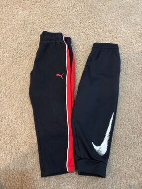 Puma and Nike Kids Joggers